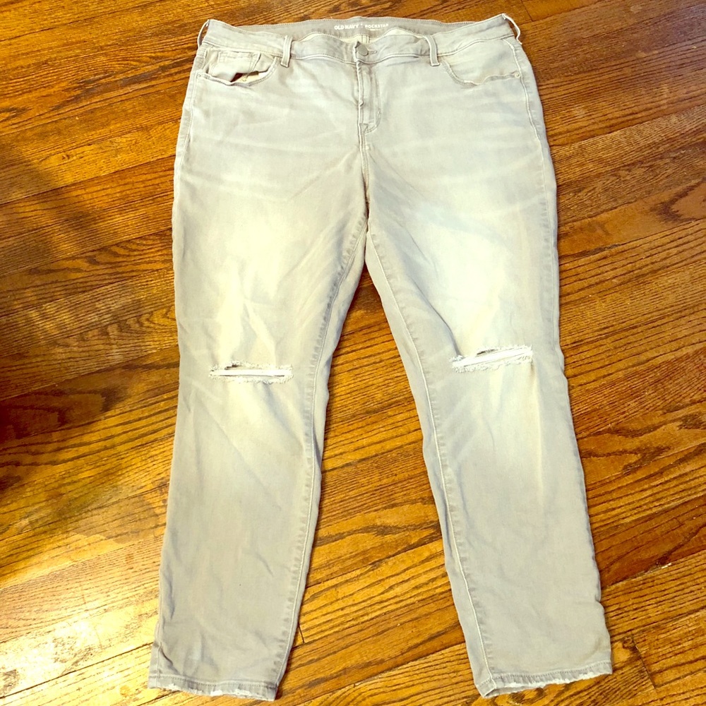 Old Navy grey denim jeans size 18 Regular